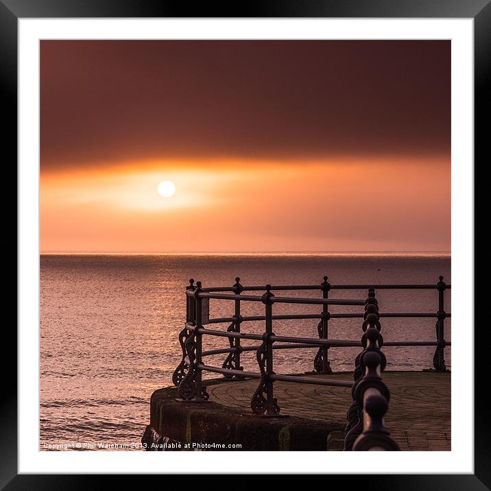 Sunrise at Swanage Framed Mounted Print by Phil Wareham