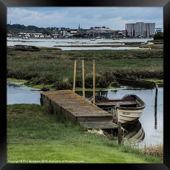 Across Poole Harbour Framed Print by Phil Wareham
