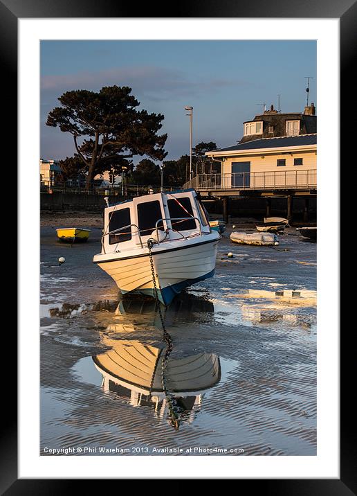 By the Yacht Club Framed Mounted Print by Phil Wareham