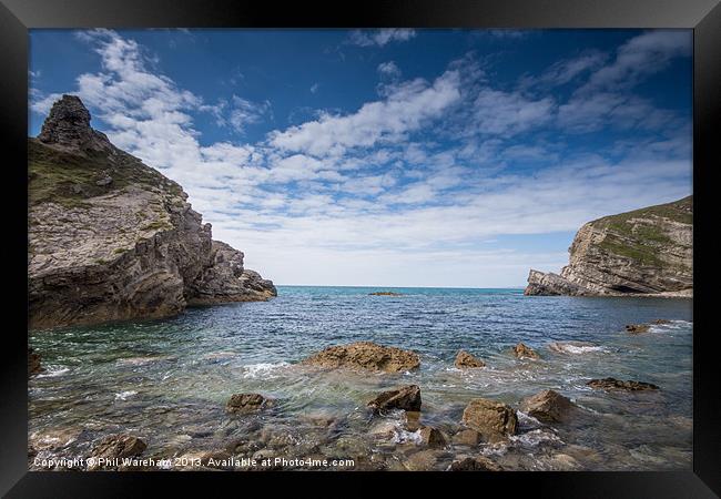 Rocks at Mupe Framed Print by Phil Wareham