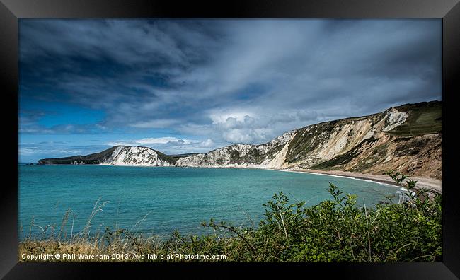 Worbarrow Bay Framed Print by Phil Wareham