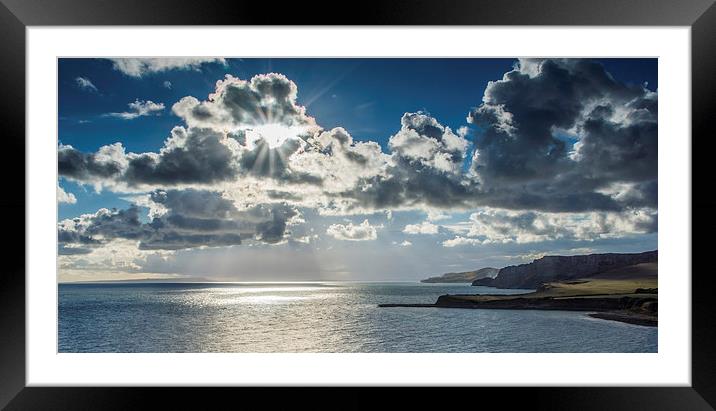 Behind the clouds Framed Mounted Print by Phil Wareham