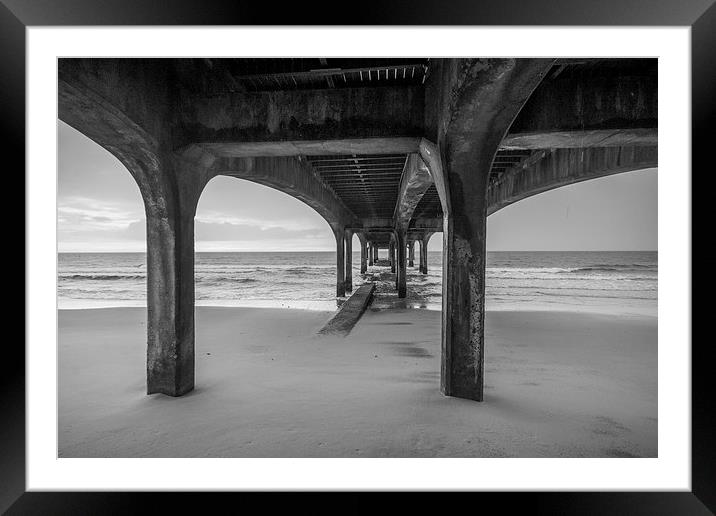 Under the pier Framed Mounted Print by Phil Wareham