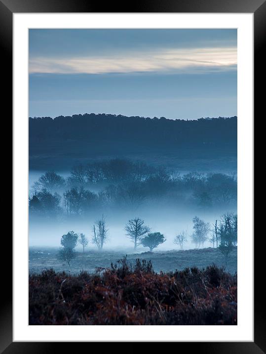Misty Mogshade Morning Framed Mounted Print by Phil Wareham