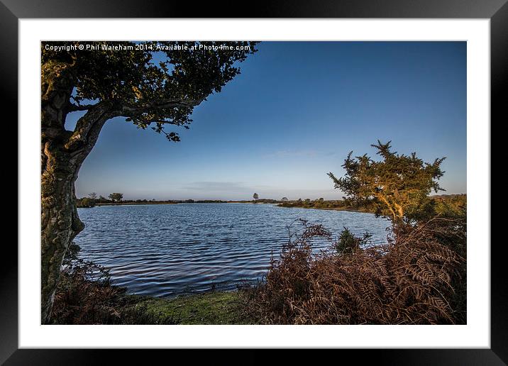 Andrews Mare Lake Framed Mounted Print by Phil Wareham