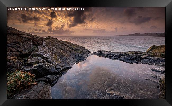 Sunrise from the Island Framed Print by Phil Wareham