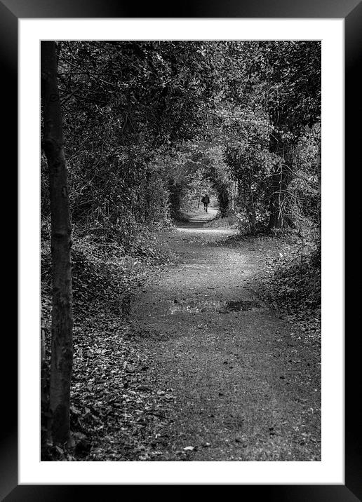 Follow the path Framed Mounted Print by Phil Wareham