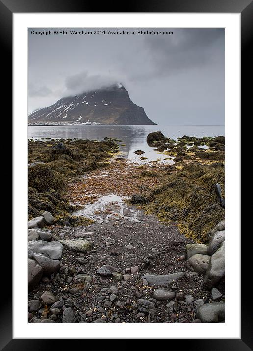 Bolungarvik Iceland Framed Mounted Print by Phil Wareham