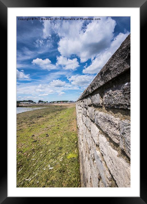 Clouds over Keyhaven Framed Mounted Print by Phil Wareham