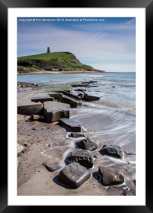 Clifftop Folly Framed Mounted Print by Phil Wareham