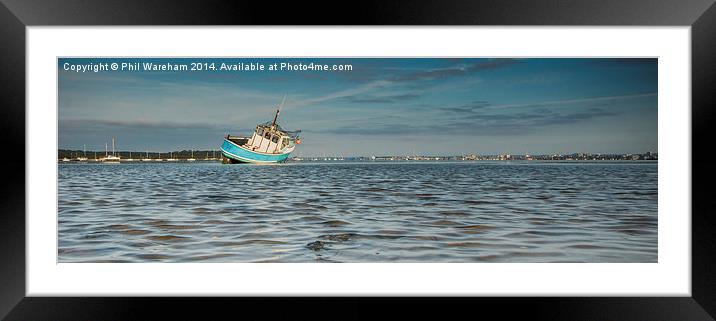  Low Tide Framed Mounted Print by Phil Wareham