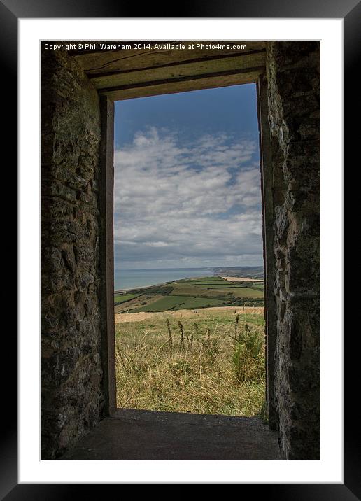  View from the top Framed Mounted Print by Phil Wareham