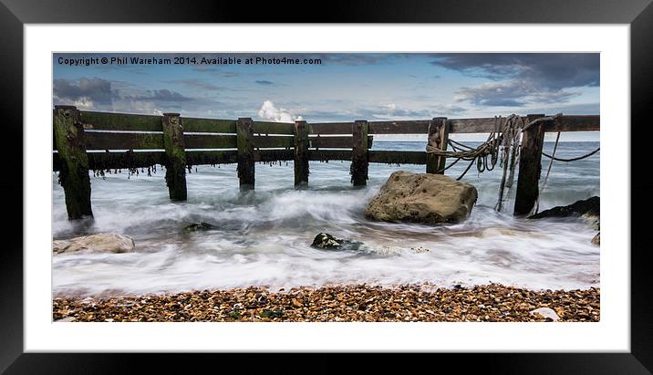  Solent Seaside Framed Mounted Print by Phil Wareham