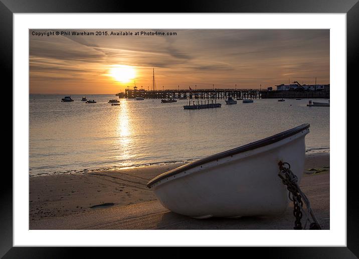  Swanage Pier Framed Mounted Print by Phil Wareham