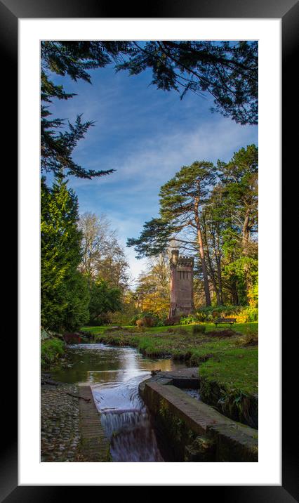 The Tower in the Gardens Framed Mounted Print by Phil Wareham