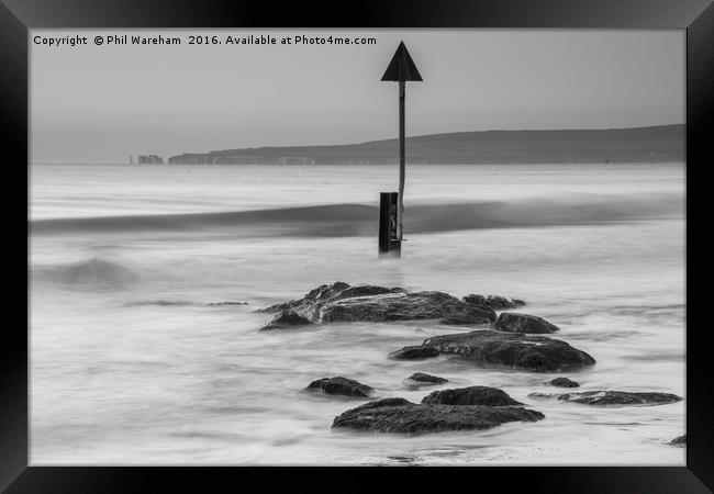 Sandbanks Framed Print by Phil Wareham