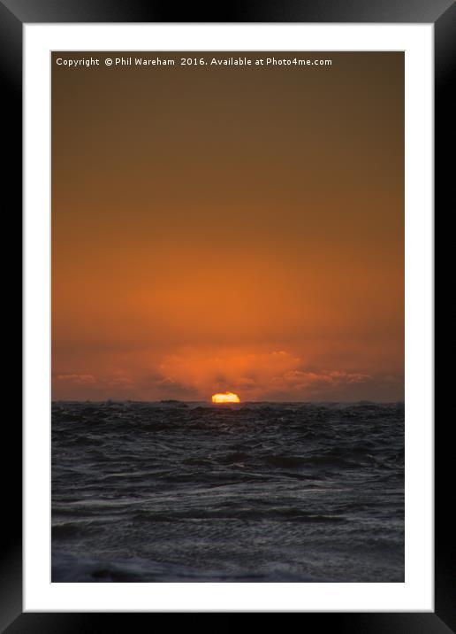 Sunrise from Haven Point Framed Mounted Print by Phil Wareham