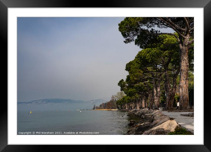 Lazise Framed Mounted Print by Phil Wareham