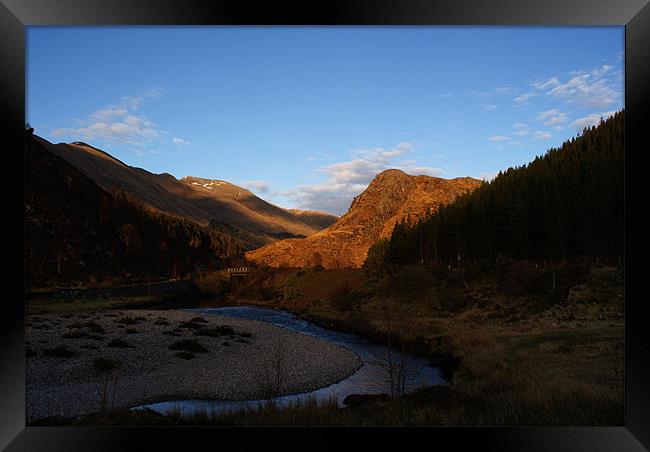 Glorious Sunshine in Glen Sheil Framed Print by James MacRae