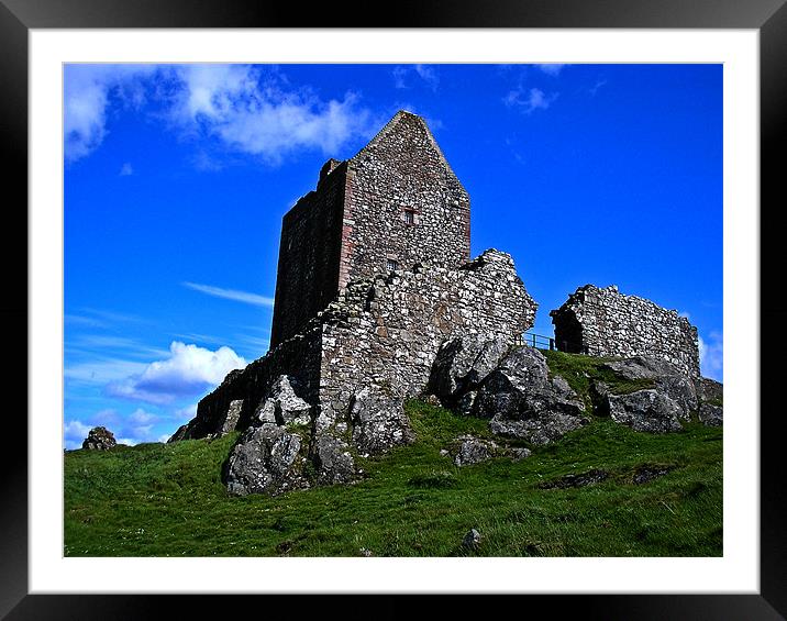 Smailholm Tower Framed Mounted Print by James MacRae