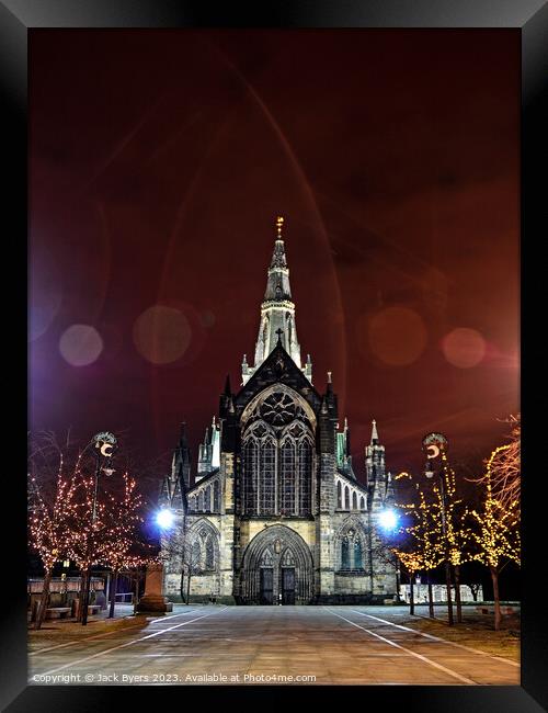 Glasgow Cathedral Framed Print by Jack Byers