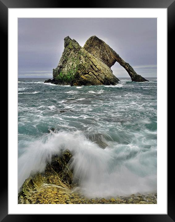 Bow Fiddle Rock Framed Mounted Print by Jack Byers