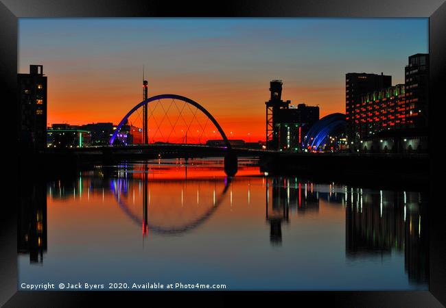 The Glasgow Arc. Framed Print by Jack Byers