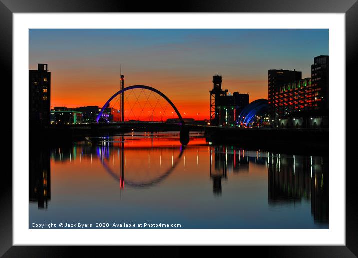 The Glasgow Arc. Framed Mounted Print by Jack Byers