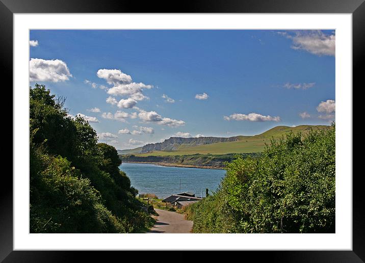 Kimmeridge Bay Framed Mounted Print by Mike Crew