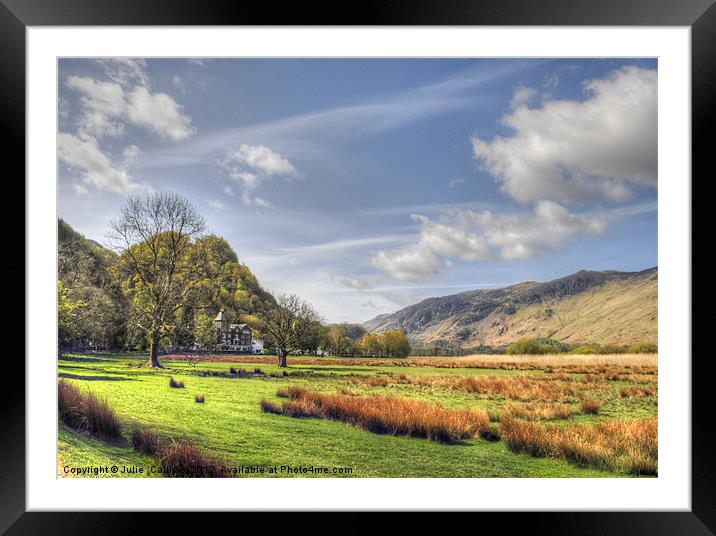 Derwent Lake District Framed Mounted Print by Julie  Chambers