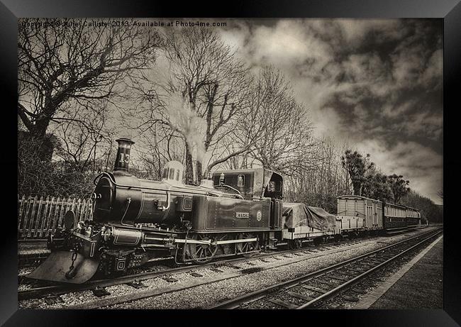 Steam Train Framed Print by Julie  Chambers