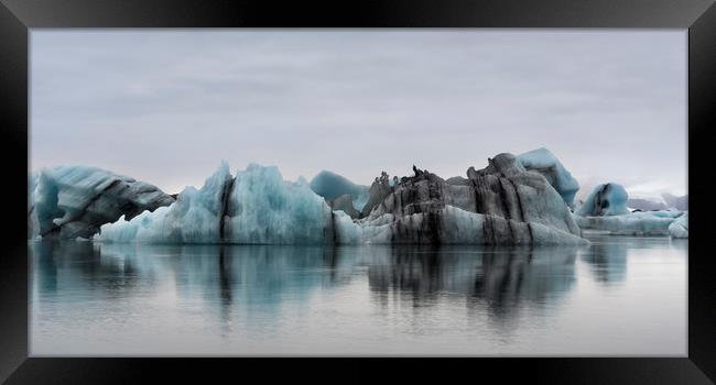 Jokulsarlon Glacier Lagoon Iceland  Framed Print by Julie  Chambers