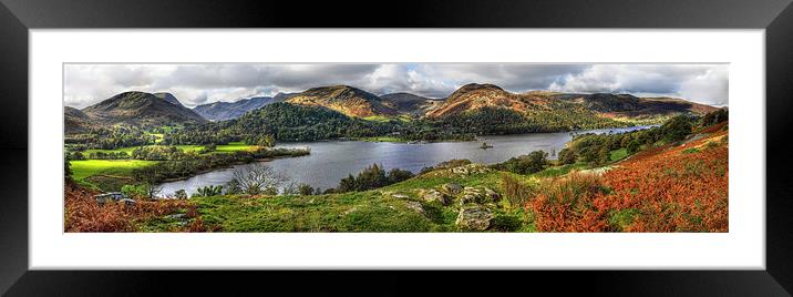 Glenridding on Ullswater Framed Mounted Print by Donald Parsons