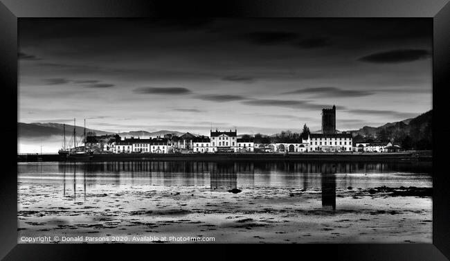 Dawn at Inverarary, Argyll Framed Print by Donald Parsons