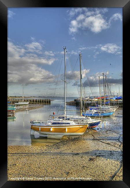 Tides Out Framed Print by David Tinsley