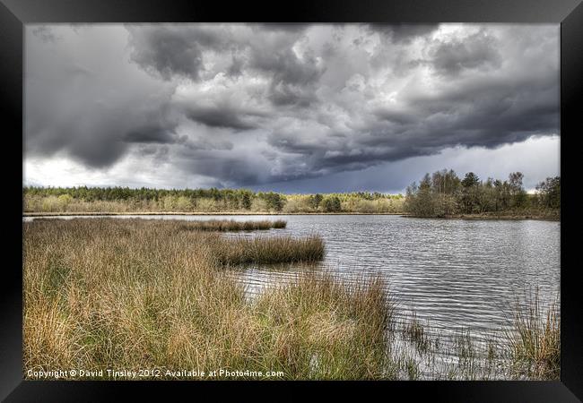 Storm Approaching Framed Print by David Tinsley