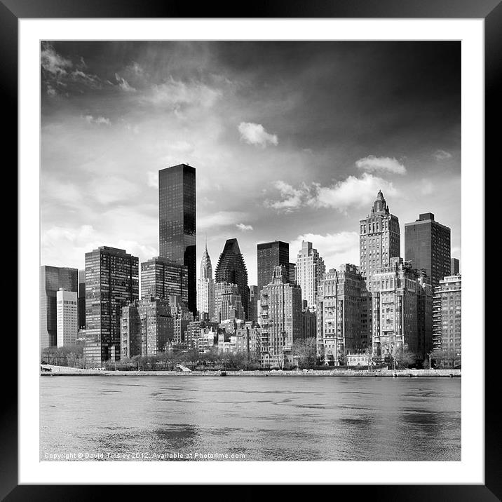 New York Framed Mounted Print by David Tinsley