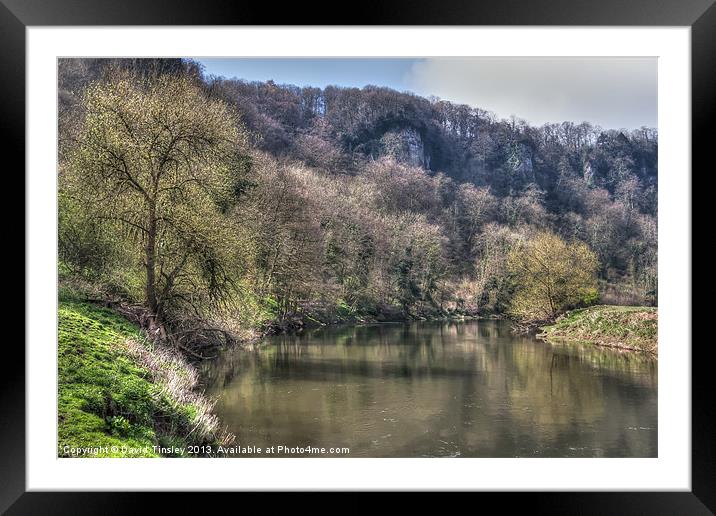 The Wye at Symonds Yat Framed Mounted Print by David Tinsley
