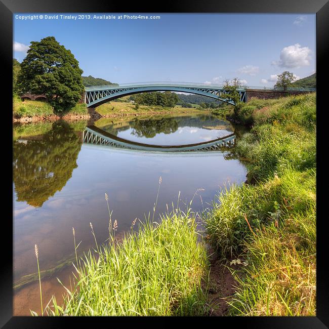 The River Wye at Bigsweir Framed Print by David Tinsley