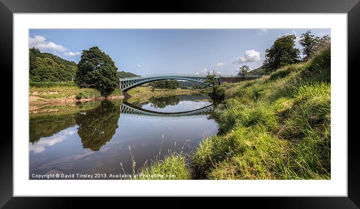 Bigsweir Bridge II Framed Mounted Print by David Tinsley