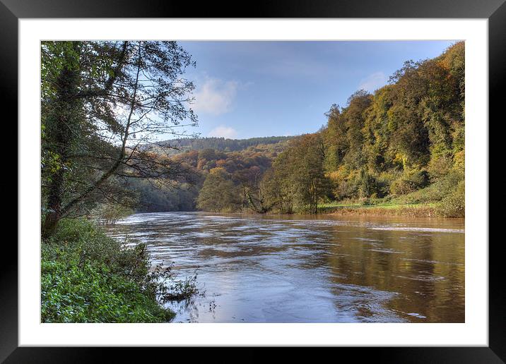 Along the Wye Framed Mounted Print by David Tinsley