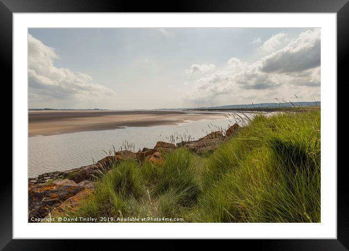 Towards the Headland Framed Mounted Print by David Tinsley