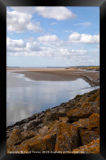 Tides Out Framed Print by David Tinsley