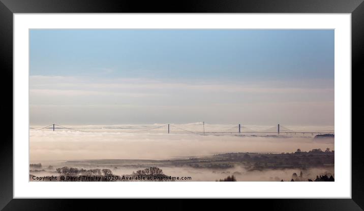 Out of the Mist Framed Mounted Print by David Tinsley