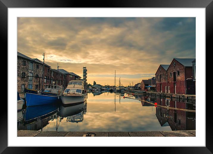 Morning glow Framed Mounted Print by Andy dean