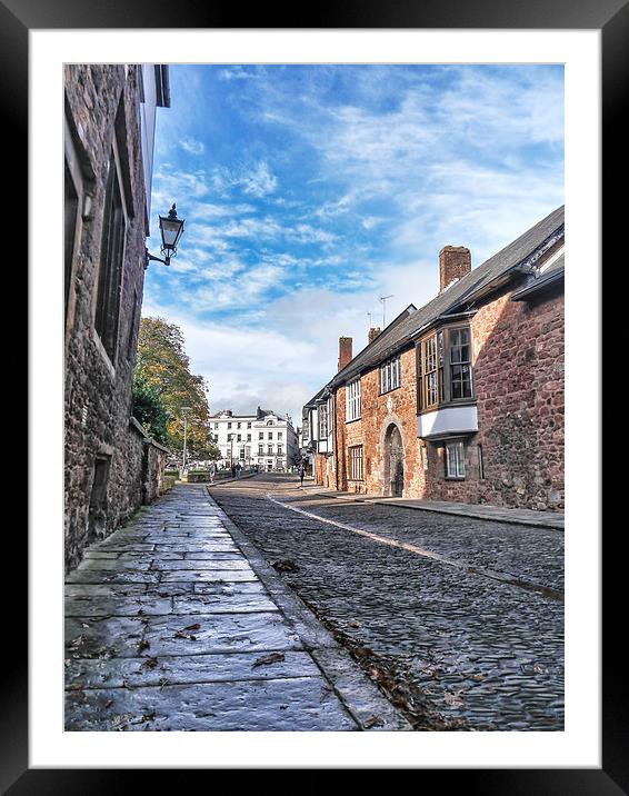 Path to the cathedral Framed Mounted Print by Andy dean