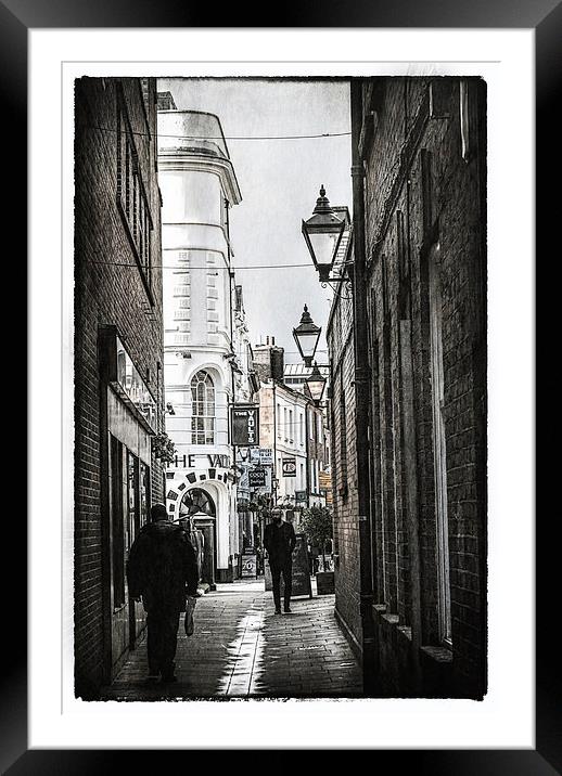 Gandy street Framed Mounted Print by Andy dean