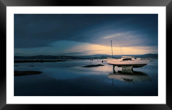 Last of the light Framed Mounted Print by Andy dean