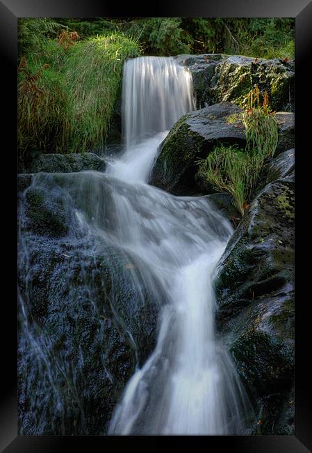 Injebrek Waterfall Framed Print by Daniel Chambers