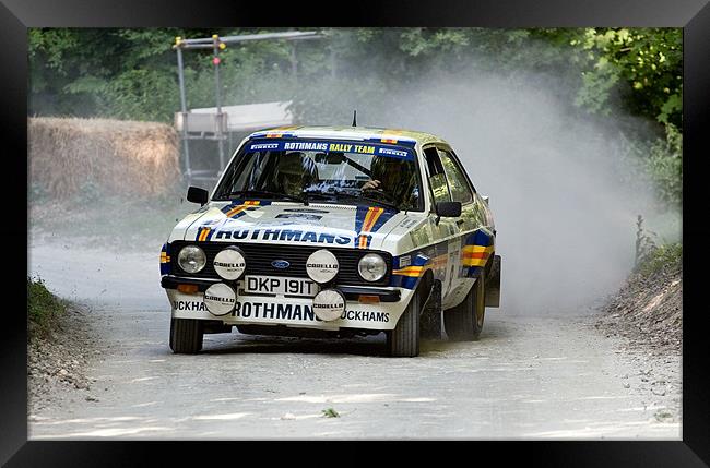 MkII Ford Escort Rallying Framed Print by Alastair Gentles